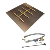 Square Tree-Style Brass Burner/Square Plate - CFBST240